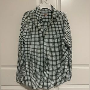 Merona Green Plaid Shirt.